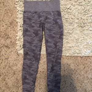 Gymshark Lavender Grey Camo Leggings